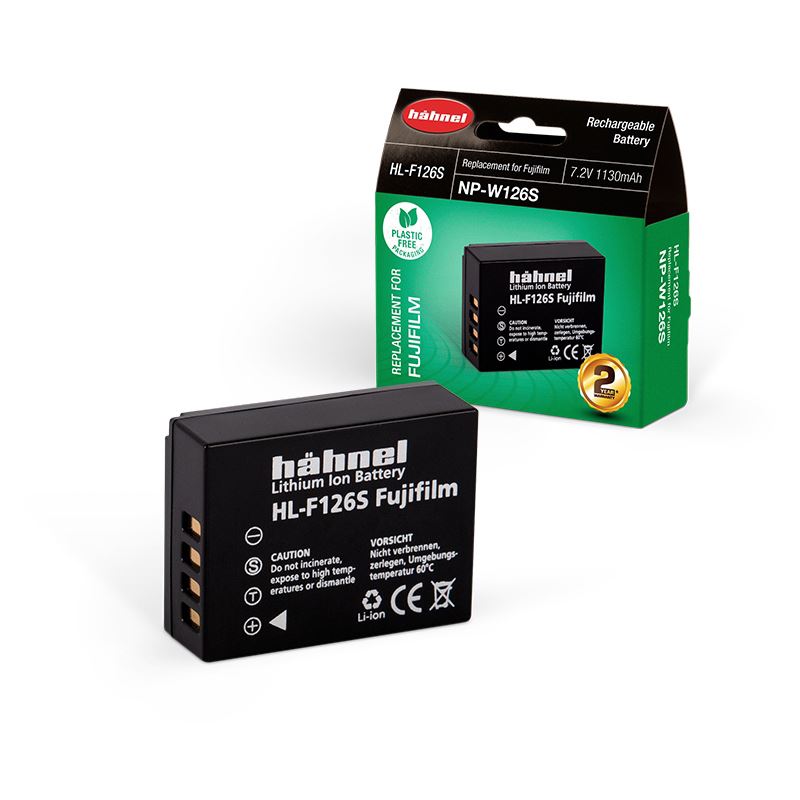 Hähnel Ersatzakku HL-F126S - Typ Fuji NP-W126S retail