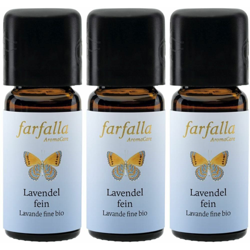 Farfalla Lavendel fein Äth/Öl Bio Grand Cru 10 ml x3 3x10 Ätherisches Öl