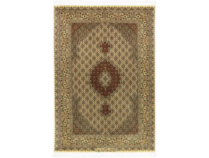 Täbriz 50Raj Signiert Teppich 102x151 Handgeknüpft Orientteppich Perserteppich Wolle mit Seide