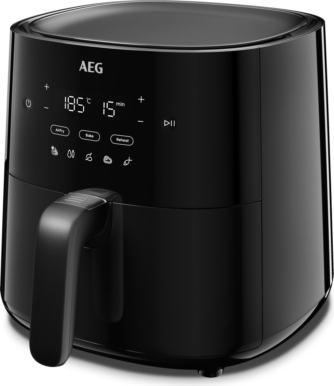 AEG 6000 heteluchtfriteuse AAF3B, zwart, 3,3 liter