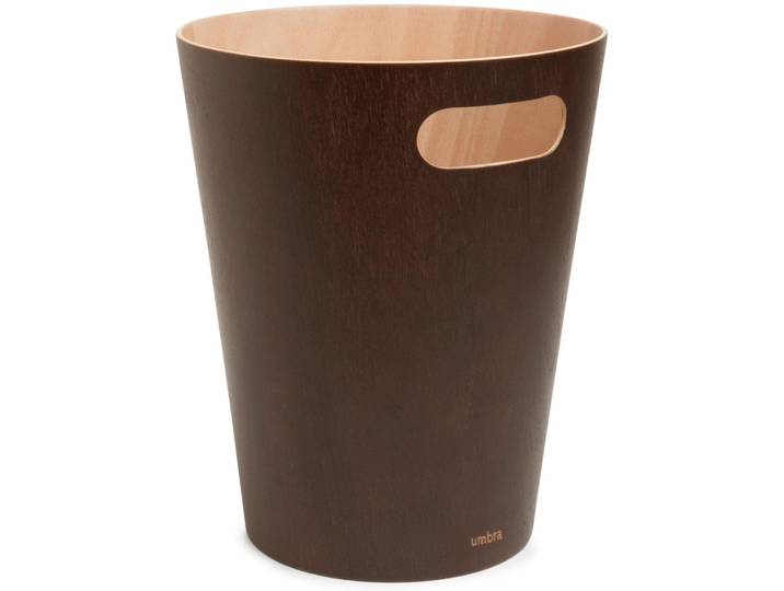 Papierkorb Umbra Woodrow 7.5 l Braun - Papierkorb