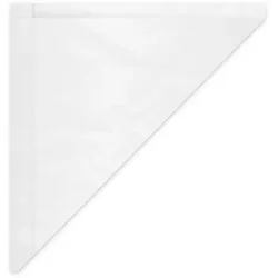 Spitztüte (PAP) weiß 23 x 23 cm `250g` gefädelt