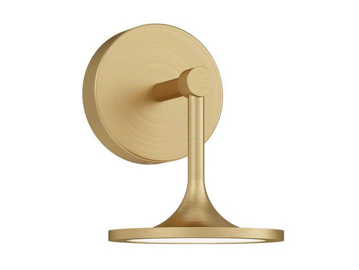 Elstead Lighting Led-Wandleuchte Alora Mood, Messingfarben, Metall, Kunststoff, 14.2x19.7 cm, Lampen & Leuchten, Innenbeleuchtung, Smart-Home-Lampen, Smart Home Wandleuchten