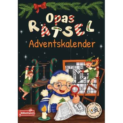 Opas Rätsel Adventskalender, Taschenbuch von Rätsel Werft, Rätsel Werft, 978-94-038-1806-1