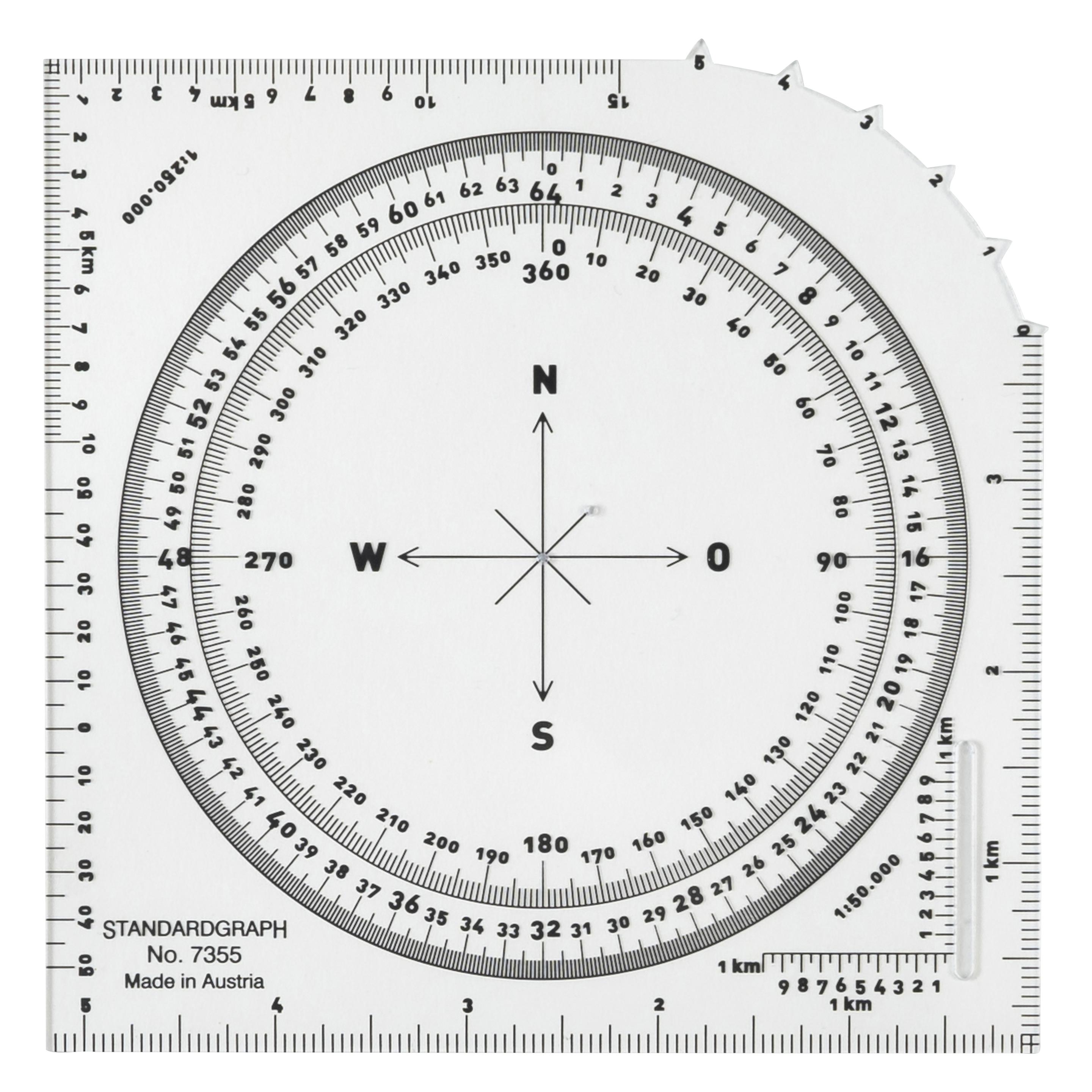 Standardgraph Cartographer Plan drawing scales 1:50.000, 1 x 250.000 (Kunststoff) (7355-SG)
