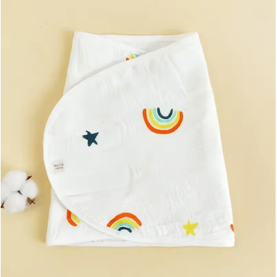CalmNest Anti Startle Baby Swaddle Wrap Cotton Muslin Blanket f 35x80cm