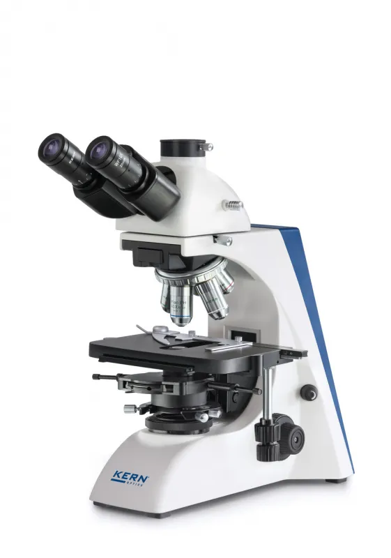 Kern & Sohn GmbH Phasenkontrast Mikroskop Trinokular Kern OBN 158 PROFESSIONAL LINE mit 5 Objektiven