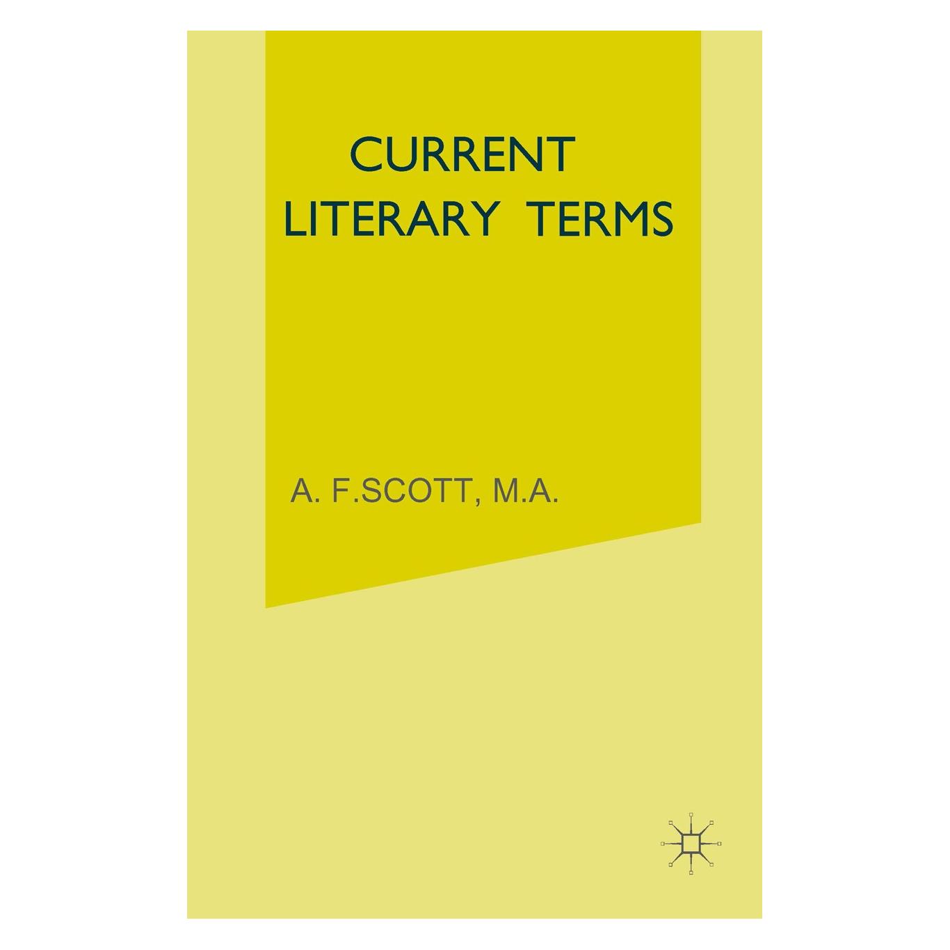 Palgrave Macmillan Uk Current Literary Terms (9780333035665)