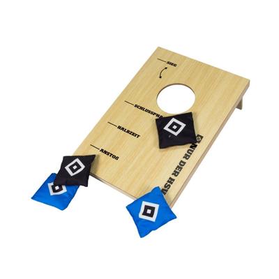Spiel HAMBURGER SV "Hamburger SV Spielzeug HSV Cornhole Spiel "Hamburger SV", braun (mehrfarbig), Spiele