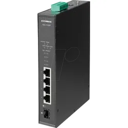 EDI IGS-1105P - Switch, 5-Port, Gigabit Ethernet, PoE+, SFP