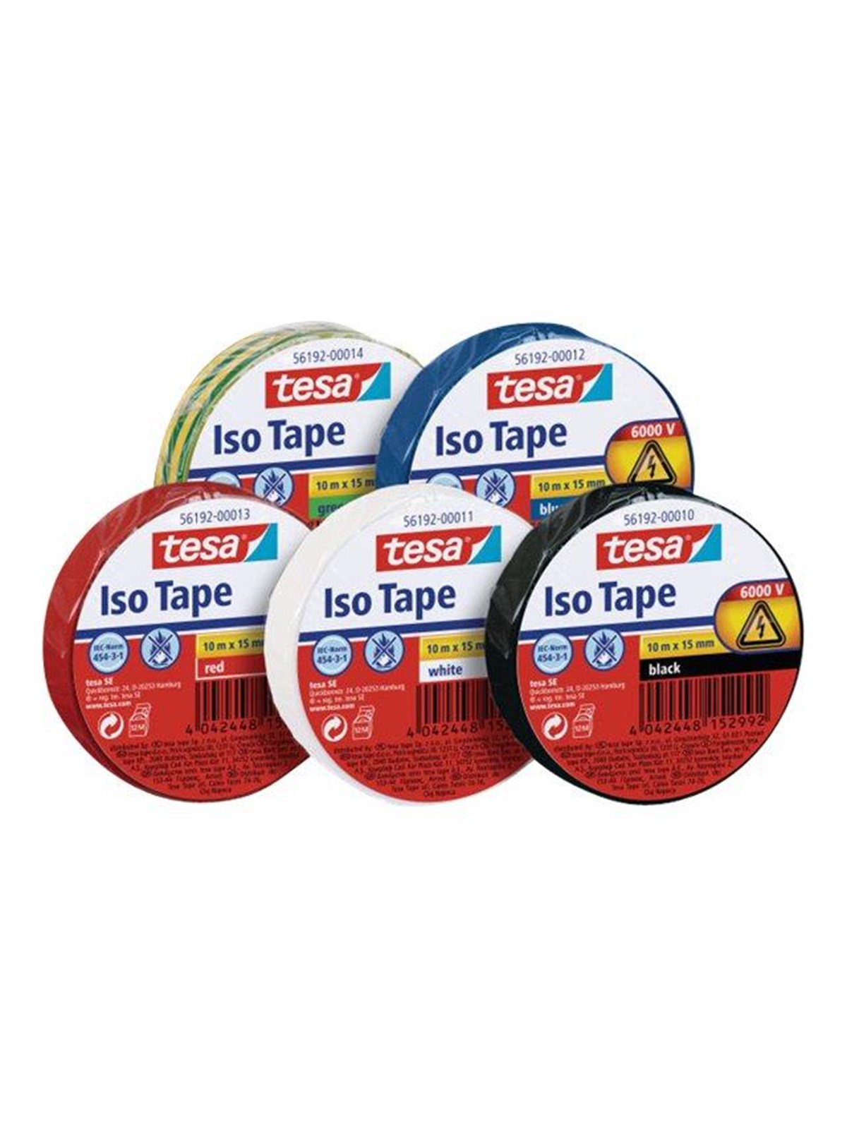 tesa electrical insulation tape - 15 mm x 10 m - black