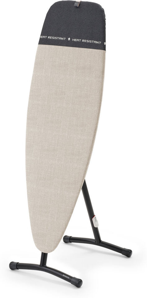 Brabantia Steam & Ironing Board, D, Heat Resistant Parking Zone Denim Grey 47cm W X 12cm L