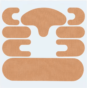 Inspire Curations 32 Piece Reusable Silicone Anti Wrinkle Face Patches For Face Neck And Hands skin