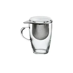 Peill+Putzler Teeglas Lyra  Buon Giorno , transparent/klar , Maße (cm): H: 13