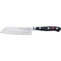 Premier Eurasia Santoku Kullenschliff, 14cm, Messer schwarz/silber