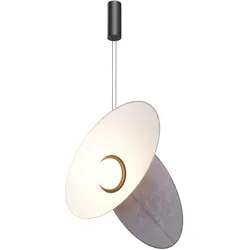 Maytoni LED-Pendelleuchte Evolution Aluminium Blau