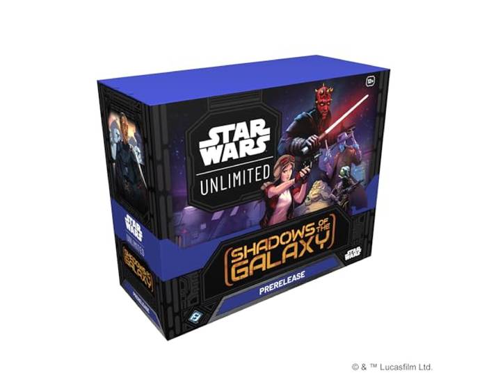 Fantasy Flight Games Star Wars: Unlimited TCG Shadows of The Galaxy PRERELEASE-Box – Beginne Deine galaktische Reise! Enthält 6 Booster-Packs, Alter 12+, 2+ Spieler, 20 Minuten, Englisch