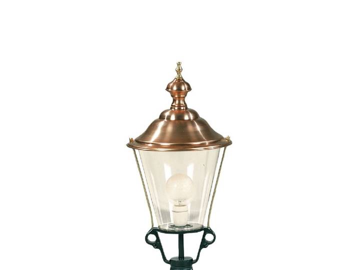 Ronde, nostalgische lantaarn lamp Berghuizen K3B antraciet KS Verlichting - 1408