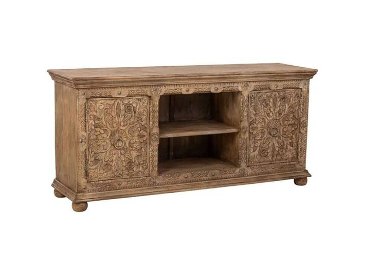 Buffet en bois marron 165x45x76