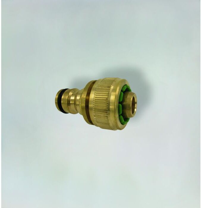 Fukana Schlauchstück mit Steckkupplung 33021 1/2", für Gardena, messing