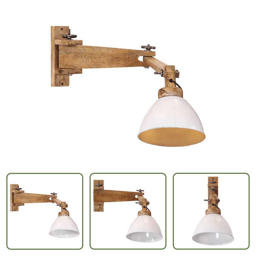The Living Store Wandlamp, 25W, Wit, E27