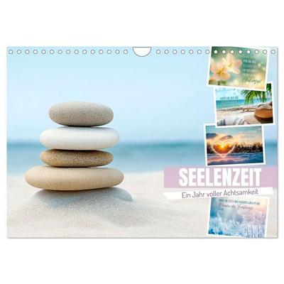 SEELENZEIT Ein Jahr voller Achtsamkeit (Wandkalender 2027 DIN A4 quer), CALVENDO Monatskalender