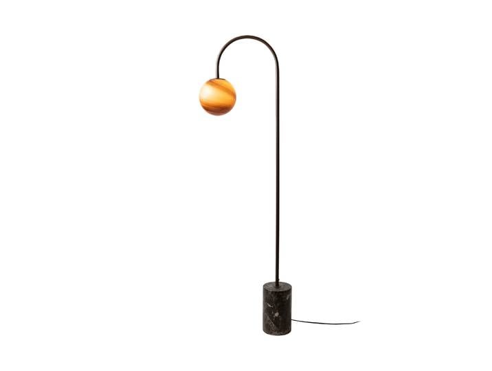 It's about Romi - Lampadaire Tivoli - Marron - Travertin