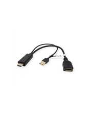 VALUE Kabeladapter HDMI-DP ST/BU 0.3m Adapter Digital/Display/Video 0,3 m (12.99.3146)