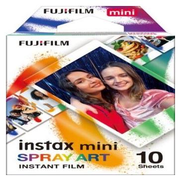 Fujifilm Kamerazubehör Colorfilm instax mini SPRAY ART (10 Stück) (8720094754086)