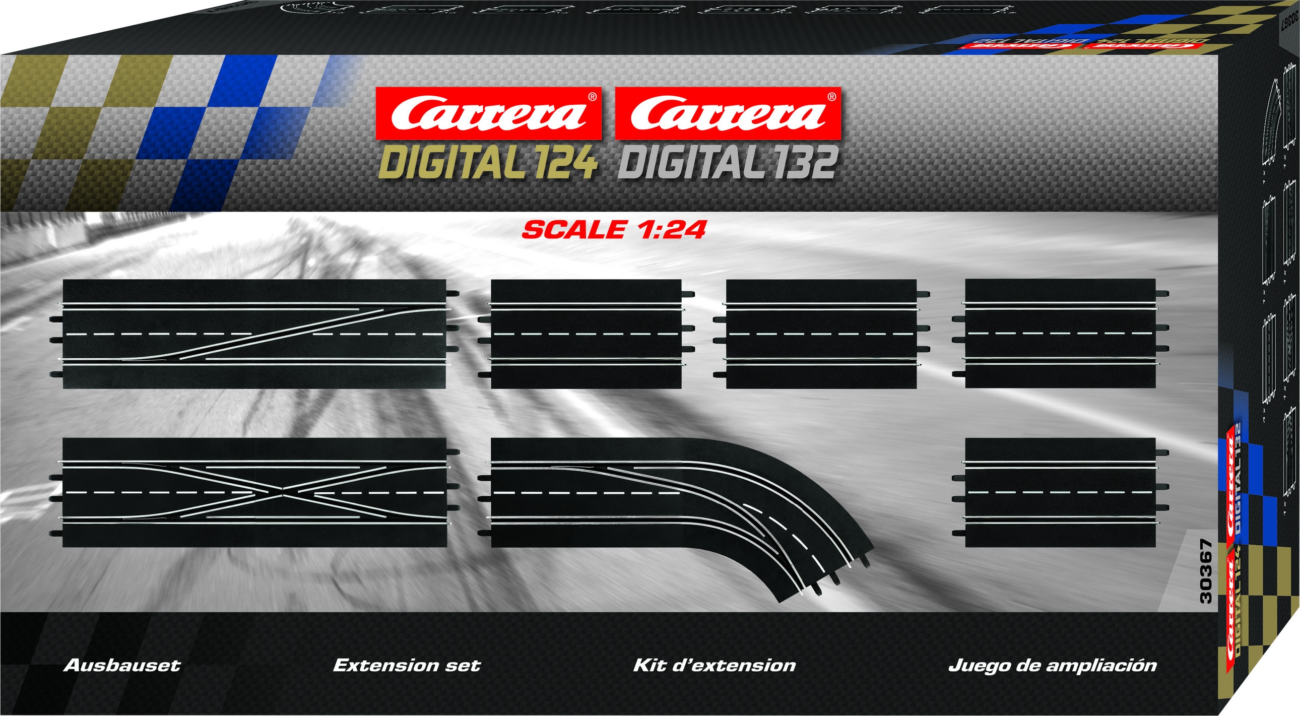 Carrera Digital 124 Digitales Schienenausbauset