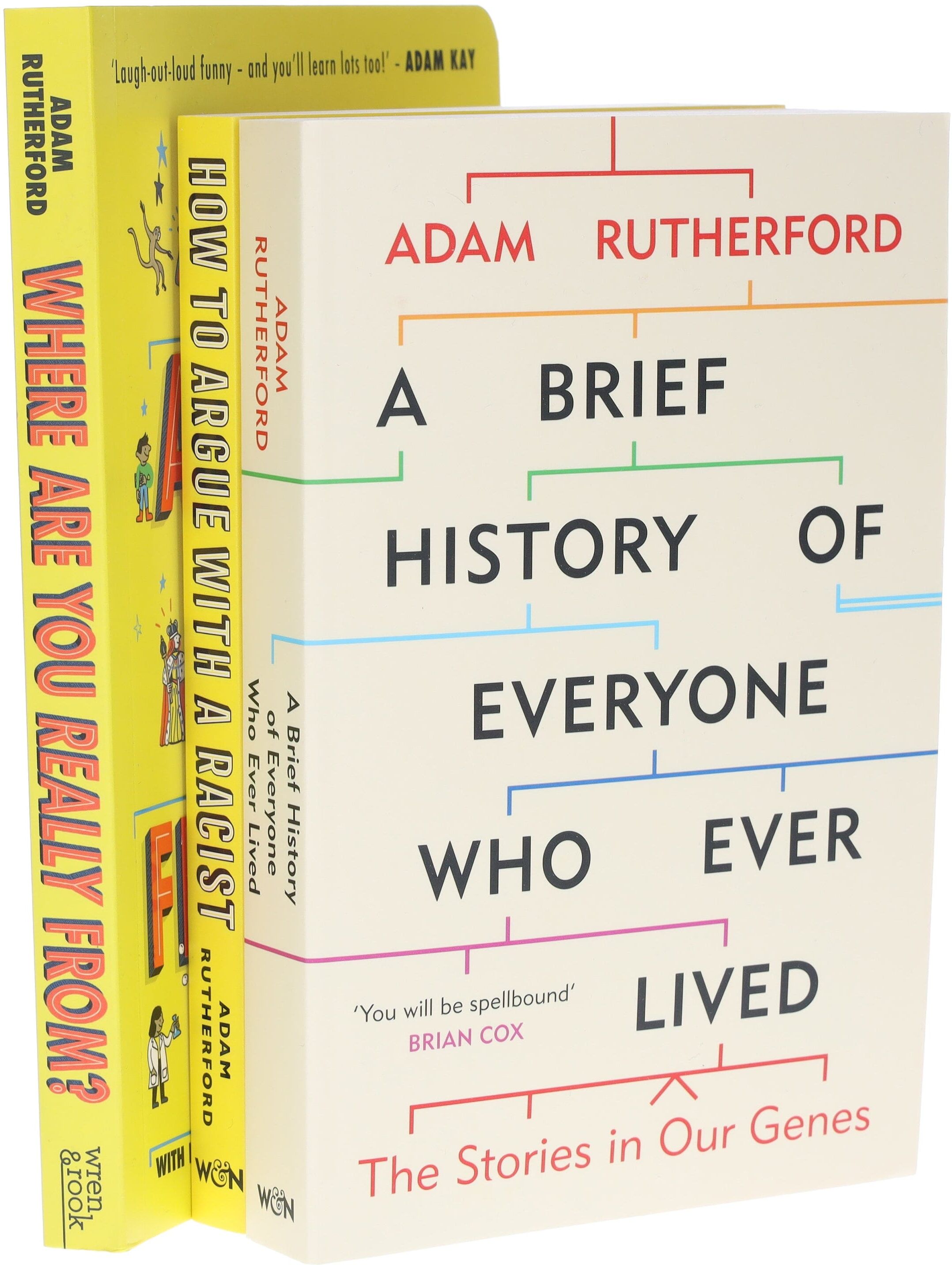 Adam Rutherford 3 Books Collection Set - Non Fiction - Paperback Hachette