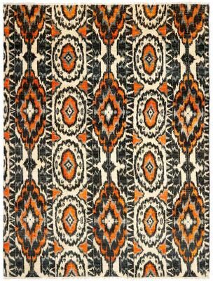 SAFAVIEH Couture Hand-knotted Calcutta Ikat Verena Modern Wool Rug with Fringe