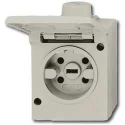 Busch-Jaeger, Steckdose, Busch Jaeger 2CKA002581A0098 Steckdose Weiss