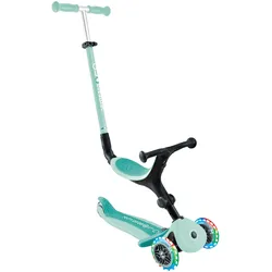Globber Scooter 3in1 Go-Up active mit Leuchtrollen, gruen
