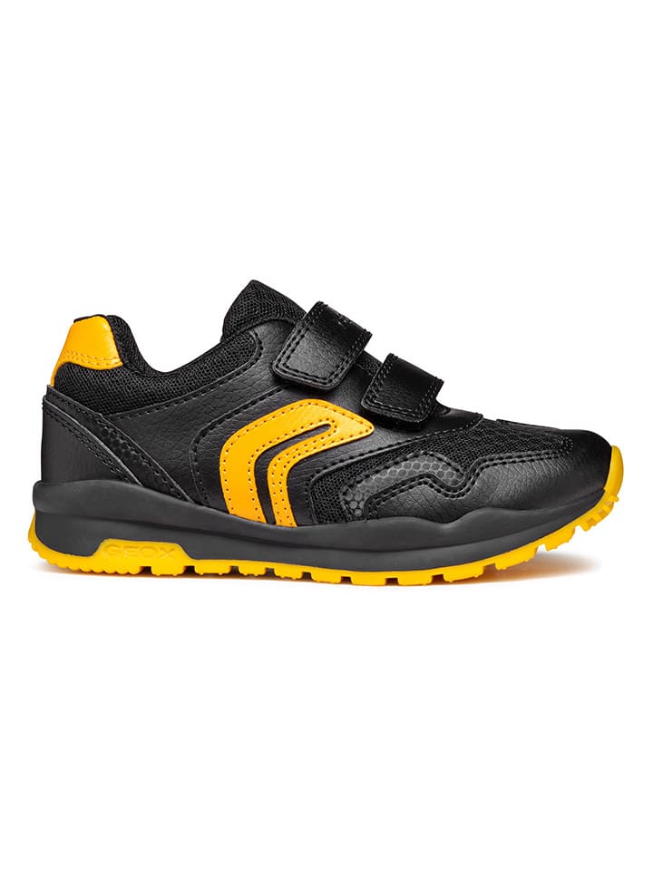 Geox Sneakers "Pavel" in Schwarz/ Orange - 26