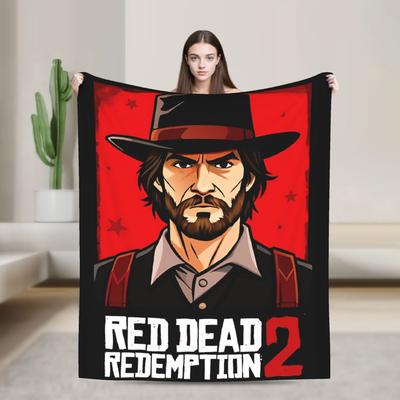 Shop Station Arthur Morgan Blanket Super Soft Flannel Throw Blanket For Red Dead Redemption Fans c 28x40in