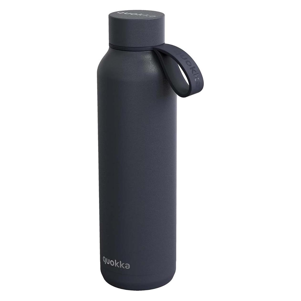 Quokka Solide Thermosflasche aus Edelstahl mit Halterung 630ml (0.63 l) (40174)