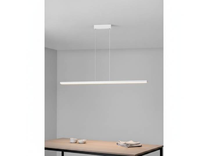 Rechte hanglamp Deos wit Lyora - 109385