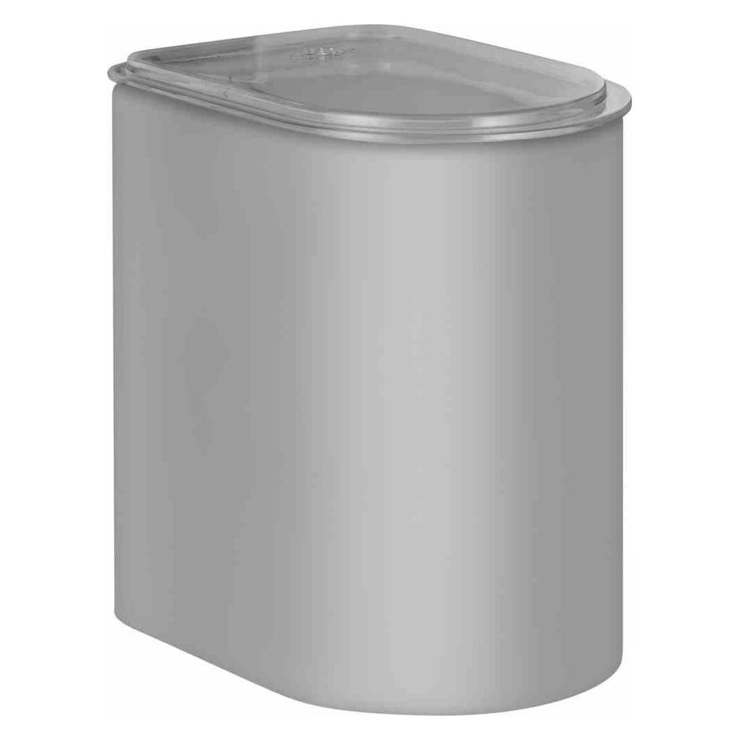 Wesco Vorratsdose LOFT 2,2 Liter aus hochwertigem Stahlblech mit Acryldeckel in der Farbe grau matt (2.20 l) (321411-79)