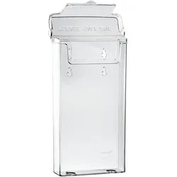 Prospektbox wetterfest mit Deckel, Polystyrol, transparent, robust, Taymar 1/3 A4, PS