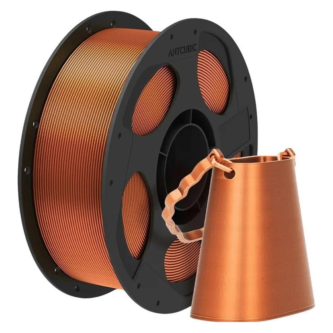 Anycubic PLA Silk Filament 1kg Copper (PLA, 1000 g, 1.75 mm) (AHSCCO-103)