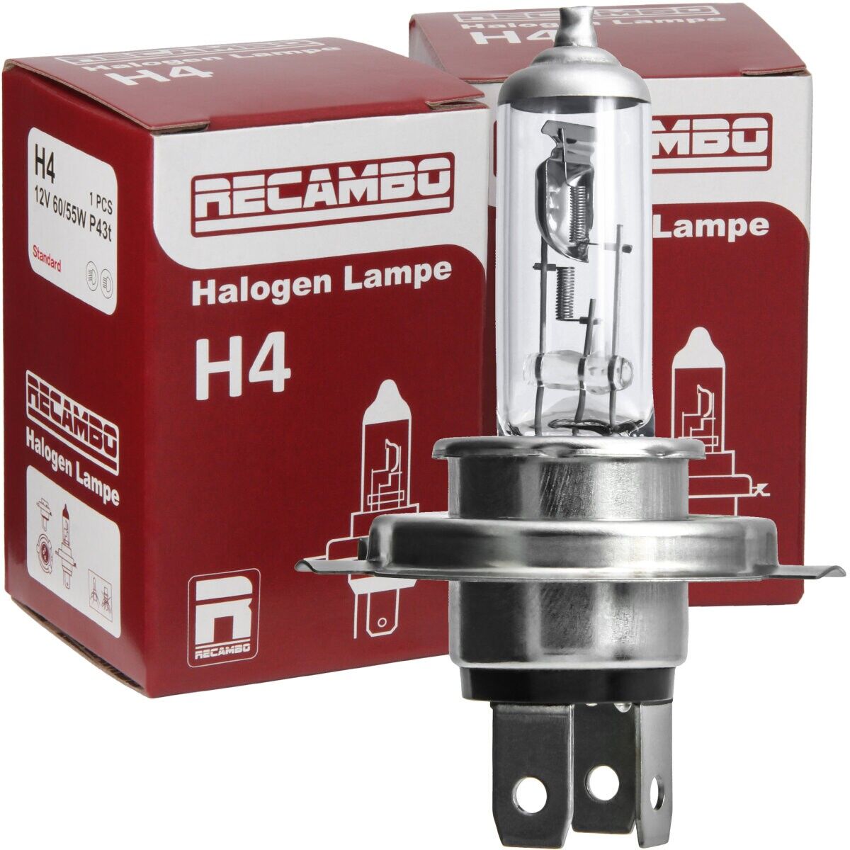 RECAMBO LIM-03 (2Stk)m Abblendlicht-Glühlampe