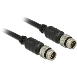 DELOCK M8 Sensor-Aktorverlängerungskabel 6 Pin Stecker