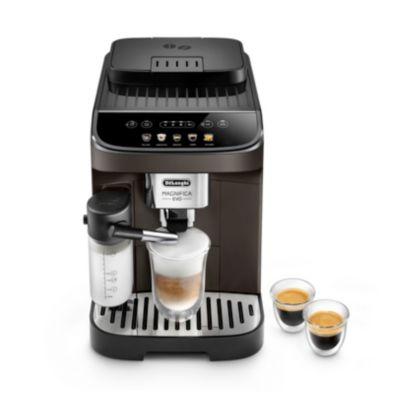 De'Longhi Kaffeevollautomat Magnifica Evo ECAM 293.61.BW, für Bohnen/Pulver, 1450 W, bis 1,8 l/250 g, Milchaufschäumer, braun