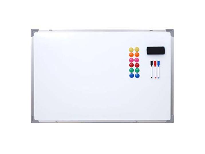 Mendler Whiteboard HWC-C84 Pinnwand, inkl. Zubehör - 90x60cm