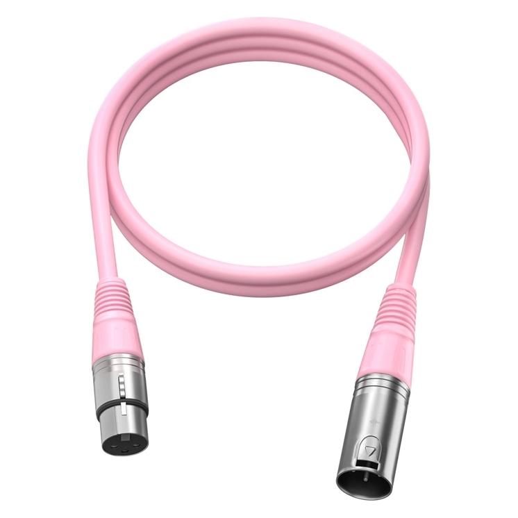 Fifine XLR-L9C-Kabel, 180 cm (rosa) (1.80 m, XLR Kabel) (L9C-P)