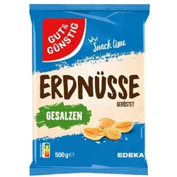 Gut & Günstig Erdnüsse geröstet und gesalzen 500g