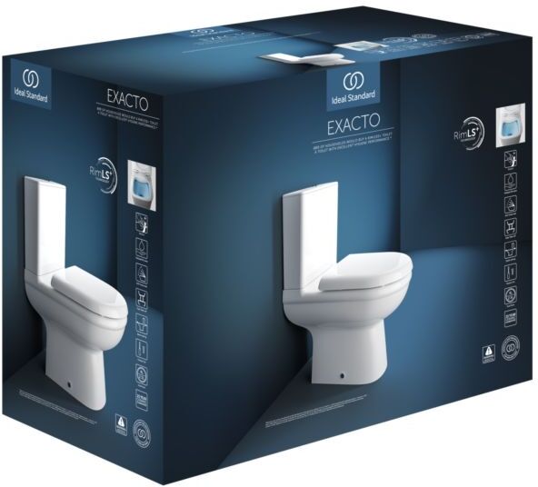 Ideal Standard Stand-WC-Paket R006901 36x62,5x78cm, ohne Spülrand, weiß