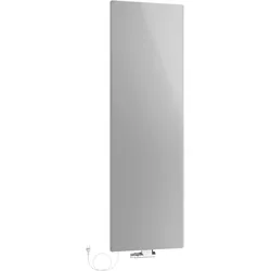 Kermi Pateo Flair Designheizkörper, Glanzsilber Metallic, 1870x670x102 mm, 718 Watt Wärmeleistung