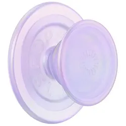 PopSockets PopGrip for Magsafe Opalescent Clear, Smartphone Halterung, Violett, Transparent